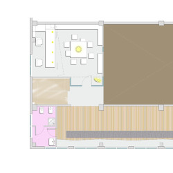 Showroom Benuzzi. Pianta piano primo.