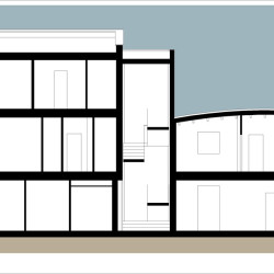 Casa M10 Sezione trasversale.